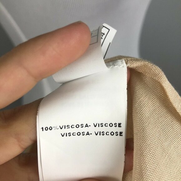 Guido Lombardi Beaded Sleeveless Blouse Size Medium Flowy NWT - Picture 11 of 12